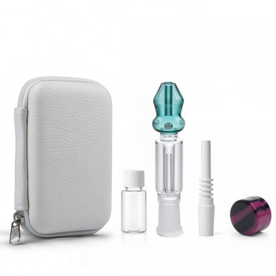 #ad In Line Water Perc Collectibles Kit Smoking Pipes Mini Water Pipe 14mm Ceramic $15.63