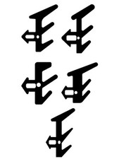 Black E Fir Tree Upvc Glazing Gasket Weather Seal Door or Window 6mtr