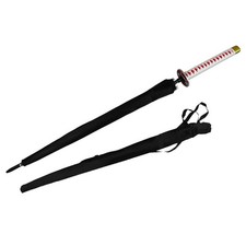 Regenschirm Katana Griff weiß Samuraischwert...