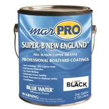 MarPRO Super-B New England BLACK 7-2874 Bottom Coating GALLON Finish Boat Paint 