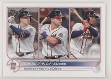 2022 Topps Series 1 League Leaders Adam Duvall Austin Riley Ozzie Albies 2k3