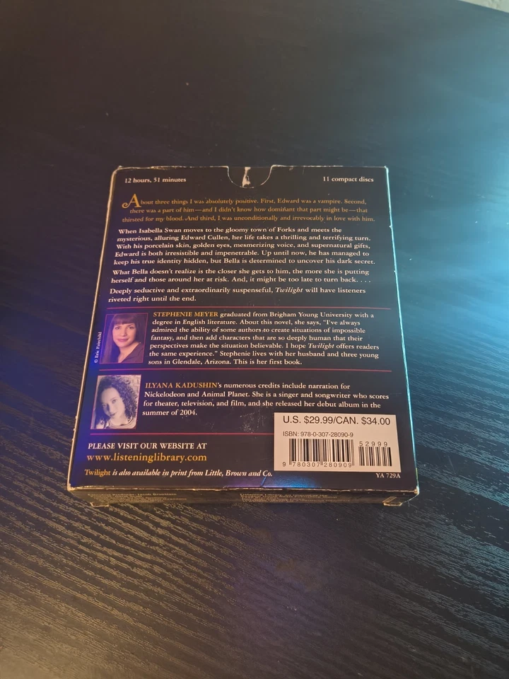 Twilight Saga Stephanie Meyer Audiobook CD Complete Series Unabridged 1-4 52disc - Image 4 of 4