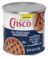 Crisco All-Vegetable Shortening, 16 Ounce