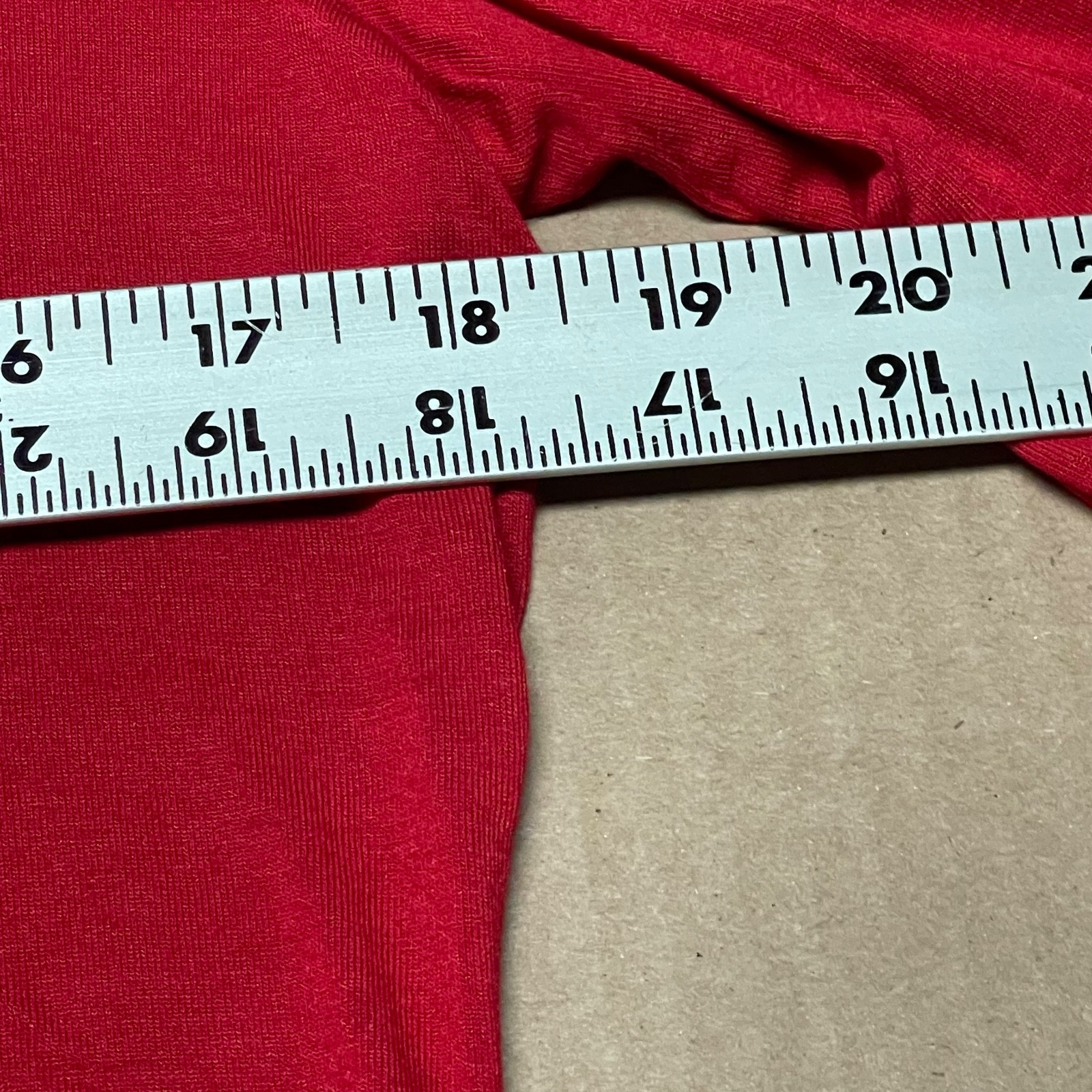 Women's Basic Turtleneck Red Knit Long Sleeve Str… - image 6