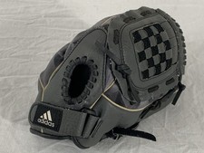 ADIDAS TS-1000NGT Size: 10" Black Youth BASEBALL Mitt Glove RHT Fits Left 