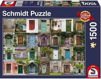 Collage der Türen (1500 Teile) Schmidt Puzzle