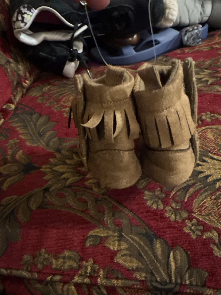 Zapatos para cuna infantil mocasines de Little Me talla 3 Foto 4 de 4