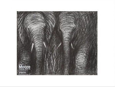 Henry Moore Zeichnungen 1969-79 Kleindruck auffällig 