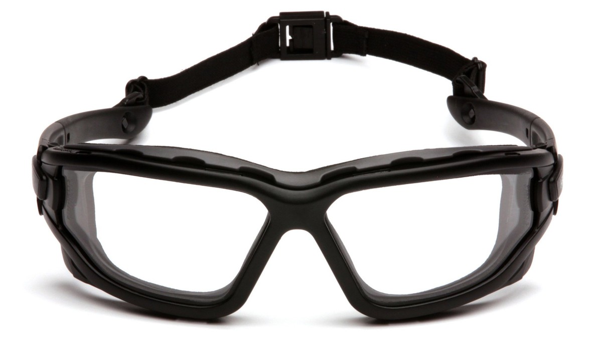 PYRAMEX I-Force Sporty Dual Pane Anti-Fog Goggle, Black