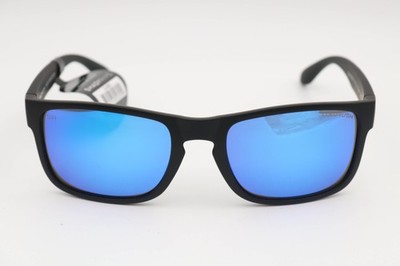 Shady Rays Titan Black Glacier Colorush Black/Blue Mirror Square G-16Cr Polarize