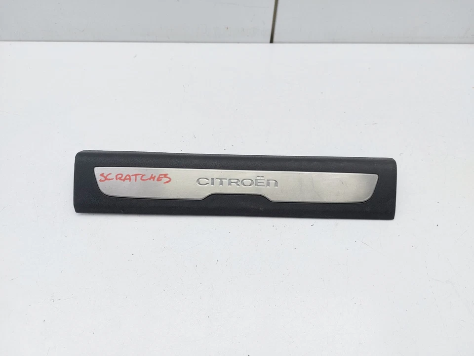 DOOR SILL TRIM FRONT RIGHT DRIVER SIDE 9677703377 CITROEN C4 PICASSO MK2 2017 - Image 2 of 4