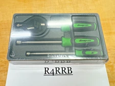 Snap-on Tools NEW GREEN 3pc Soft Grip Magnetic Pickup Tool + Mirror Set PTM30G