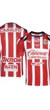 Camiseta deportiva para hombre nueva con etiquetas Chivas Guadalajara 2025/26 Puma Dry Cell Match pequeña