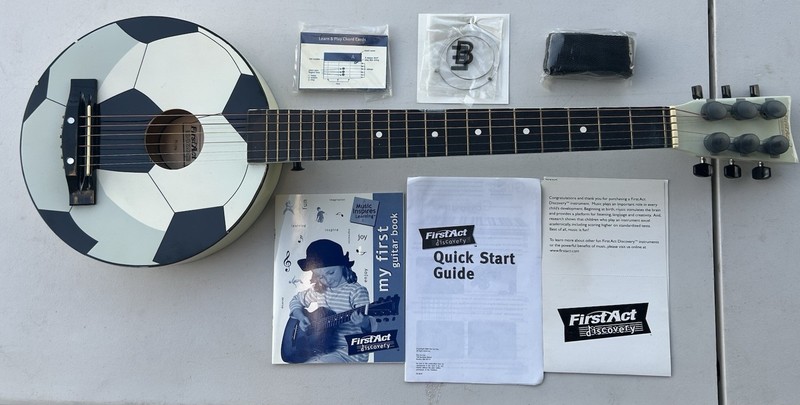 Soccer Ball Acoustic Guitar by First Act, Discovery  Designer Series FG170