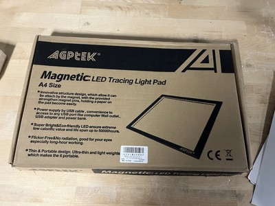 AGPtEK A4 Light Tracing Pad Board LED USB Adjustable Brightness Diamond Painting