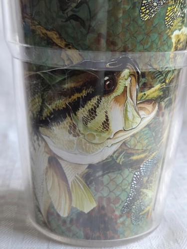 TERVIS Doubled Walled 24oz GUY HARVEY Tumbler Cup Fish, Oceanscape: Army Green N - Picture 7 of 17