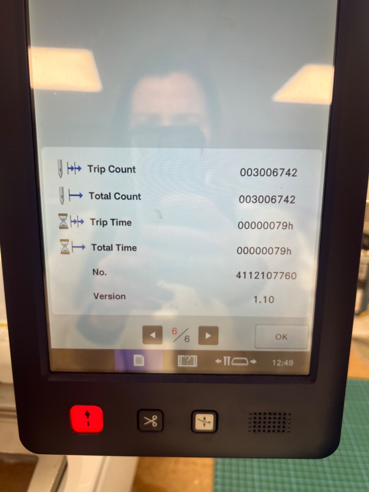 Brother Embroidery Machine 6 Needle PR670E eBay