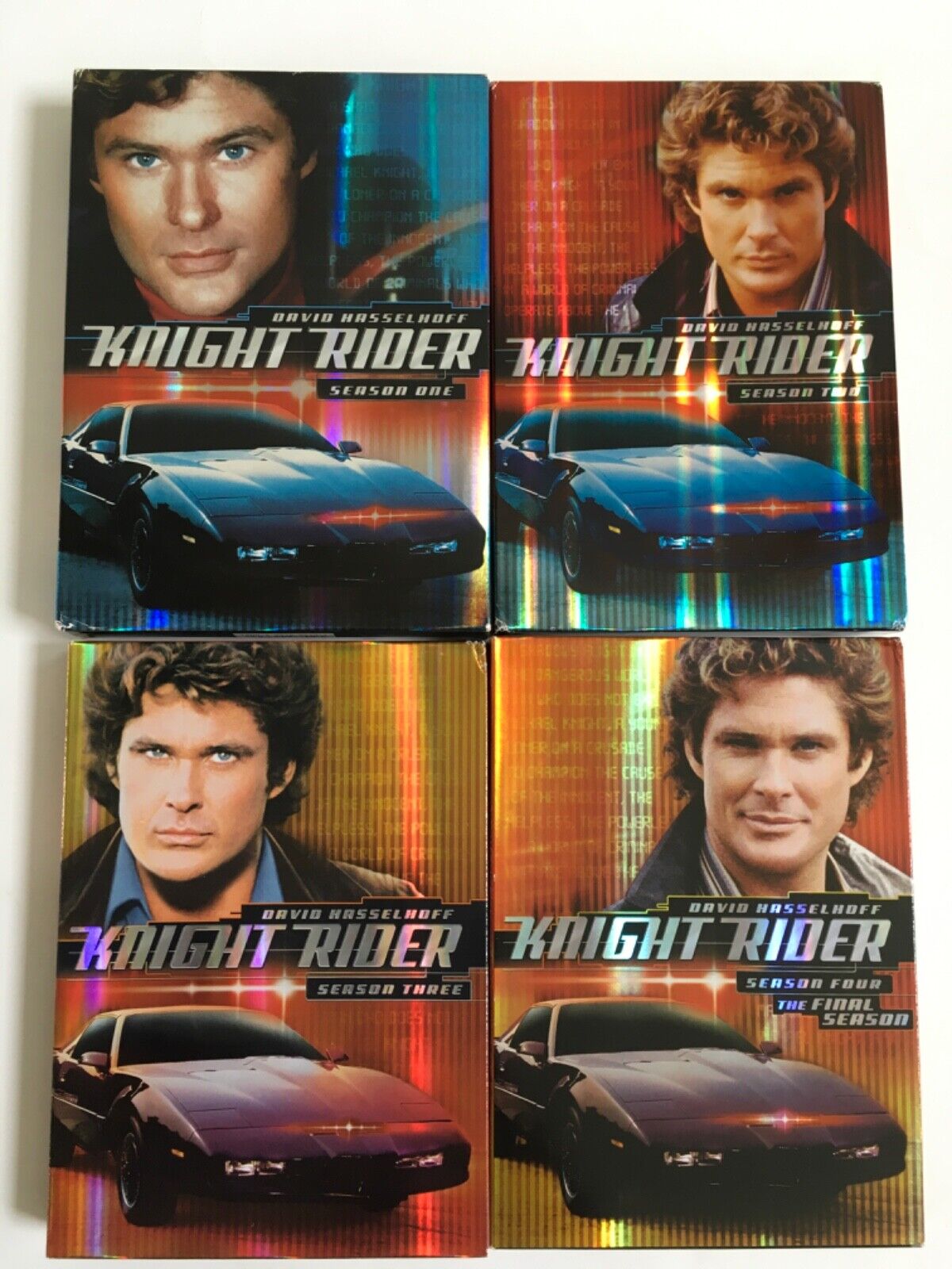 Knight Rider Season 1-4 Original DVD Set Complete Series David Hasselhoff