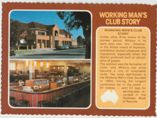 Australia VICTORIA VIC Working Mans Club MILDURA NCV MDC16 Story postcard c1970s