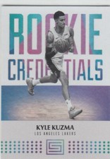 2017-18 Kyle Kuzma Panini Status ROOKIE CREDENTIALS Insert #11 - LA Lakers