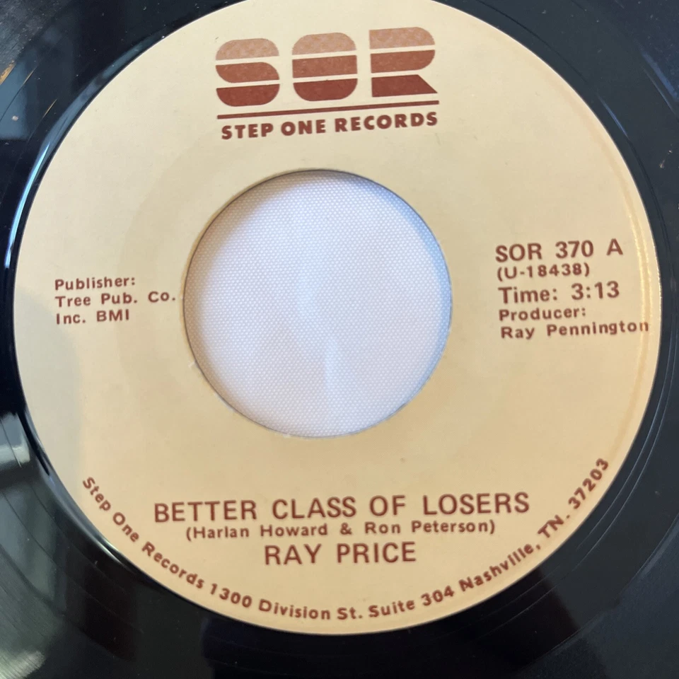 RAY PRICE COUNTRY 45's Classic STEP ONE RECORDS releases 80's - Image 4 of 4
