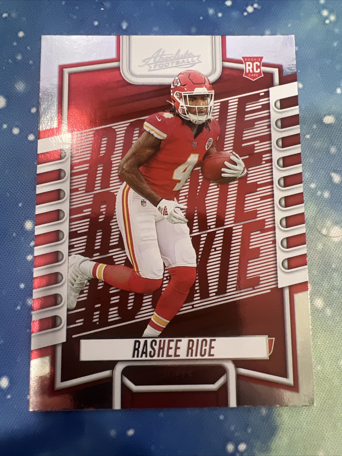 2023 Absolute Rashee Rice Rookie RC #120 Kansas City Chiefs