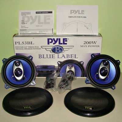 Pyle 1 MIDRANGE PDMR5 altoparlante diffusore da 13,00 cm 130 mm 5 da 100 watt rms e 200 watt max con impedenza 8 ohm per casa feste party, 1 pezzo