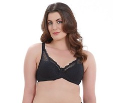 Goddess Michelle Underwire Padded Banded Bra Black 42 B Style GD5000BLK J