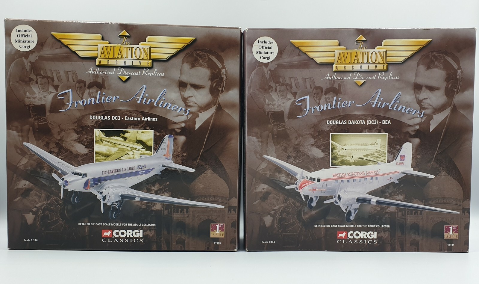 航空機・ヘリコプター Corgi Classics Frontier Airlines 1/144 C-47