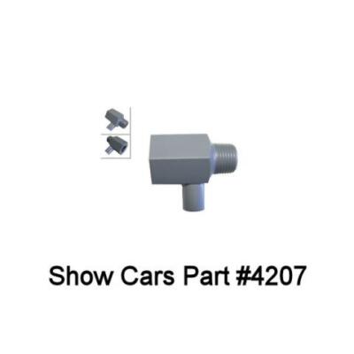 58 59 60 61 348 CHEVY TRI POWER INTAKE MANIFOLD HEATER BYPASS HOSE T FITTING