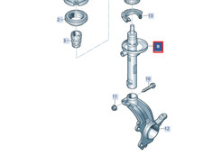 SEAT IBIZA V KJ1 Stoßdämpfer vorne links 2Q0413031AJ NEU ORIGINAL