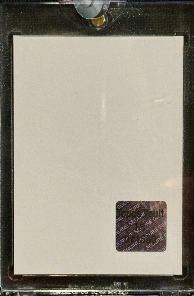 Corey Seager 2020 Topps Fire Topps Vault Blank Back 1/1 - Image 2 of 2