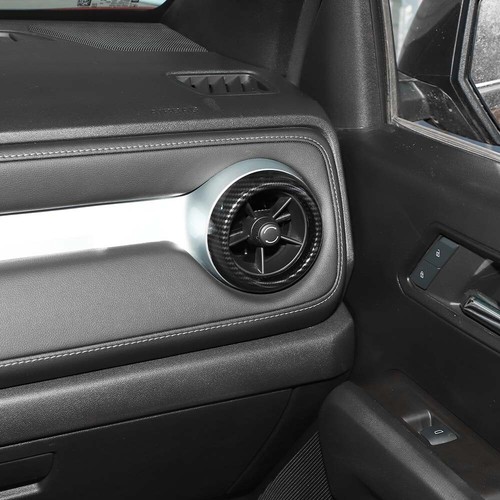 Borde de salida de ventilación de aire acondicionado lateral central de fibra de carbono 2 piezas para Chevy Colorado 2023+ - Imagen 8 de 13