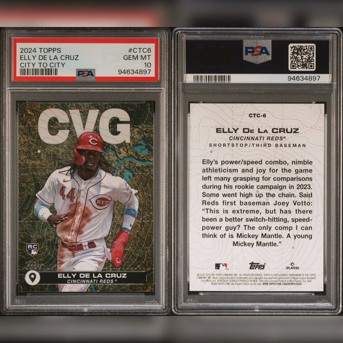 Elly De La Cruz Rookie LOW POP PSA 10 2024 Topps Series 2 Elly De La Cruz Rookie LOW POP PSA 10 2024 Topps Series 2
