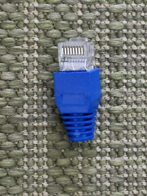 45Pcs RJ45 Network Ethernet Boot Cap Cable End Plug Connector Cover  Sets