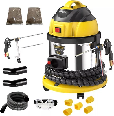 Sabbiatrice in polvere di noce AUTOOL HTS558 sabbiatrice sabbiatrice gusci di noce sabbiatrice