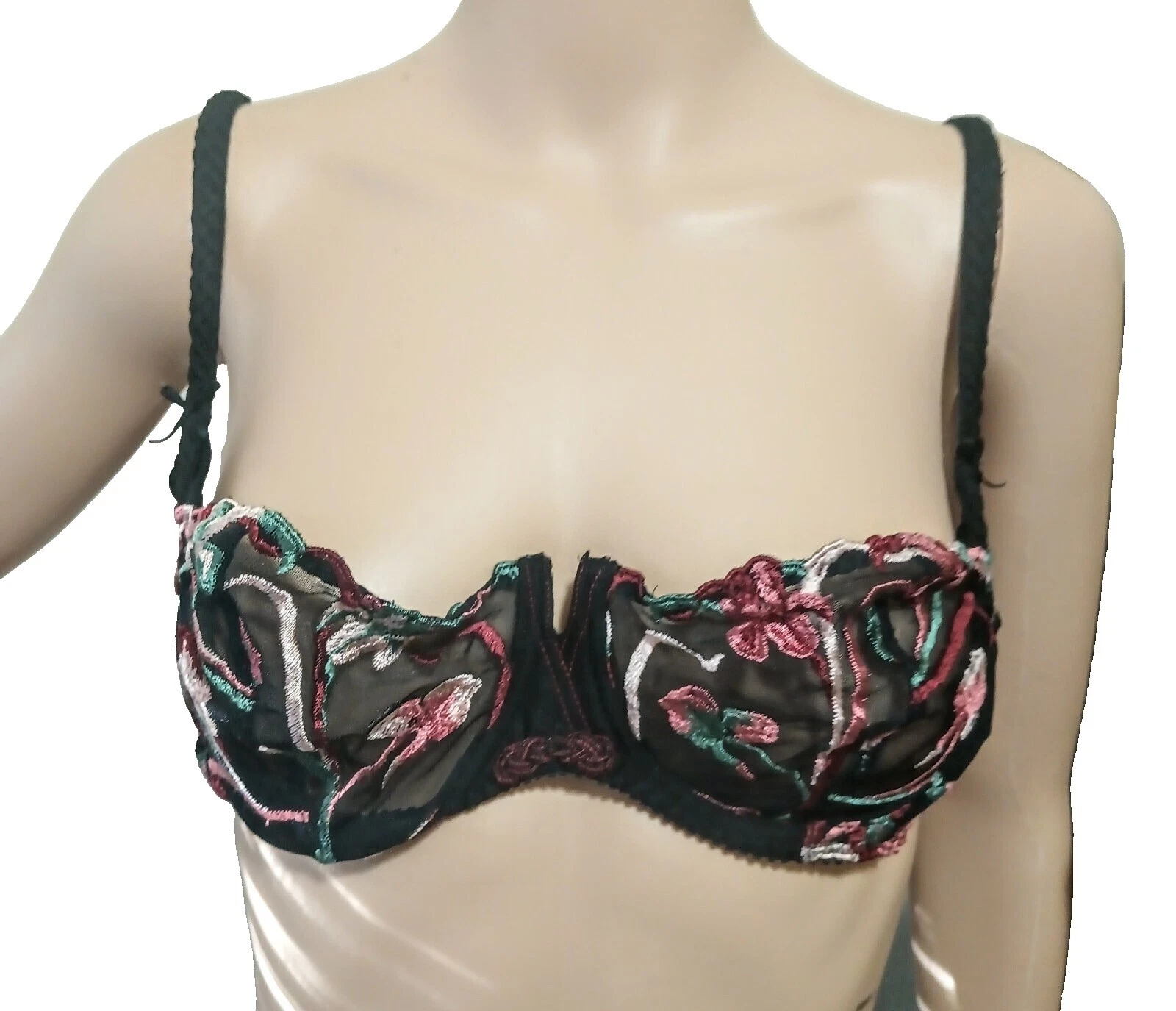 Aubade Preto Floral Sutiãs e conjuntos para mulheres