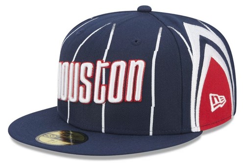 New Era Houston Rockets City Edition Fitted Hat Cap - Navy - Bild 3 von 5
