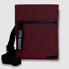 $46 Steve Madden Mens Red Quick-Release Cross...