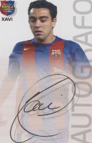 1998 PANINI BARCA CENTENARI #190 XAVI ROOKIE RC PSA 7 | eBay