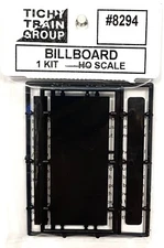 HO Scale Tichy Train Group 8294 Blank Billboard Kit