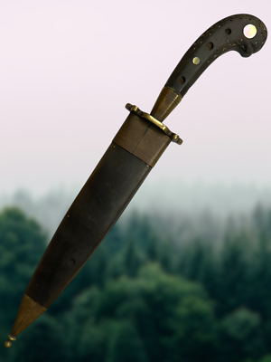 Vintage Jambiya-style Dagger w/ Sheath – 6