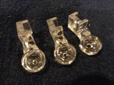 3pcs CLEAR COUCHING DECORATIVE FOOT FEET Quilting Embroidery Low Shank Machines