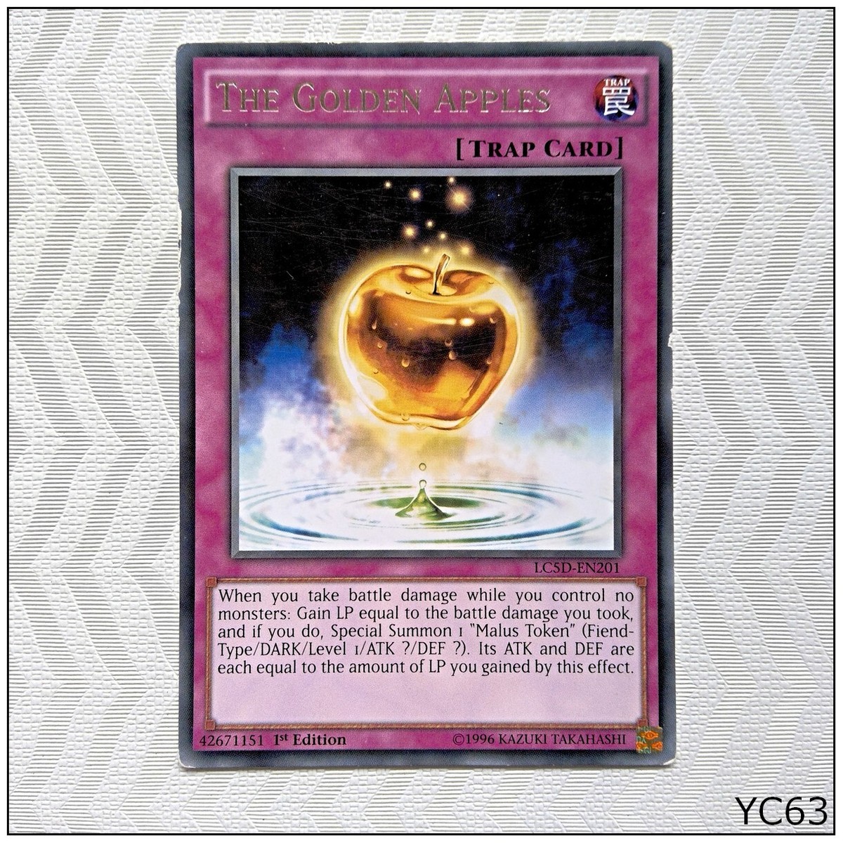 The Golden Apples - LC5D-EN201 - Rare 1st Yugioh Card (B) (YC63) | eBay UK