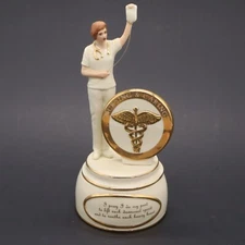 2002 Ardleigh Elliott "Health's Guardian" Nursing & Caring Music Box Figure