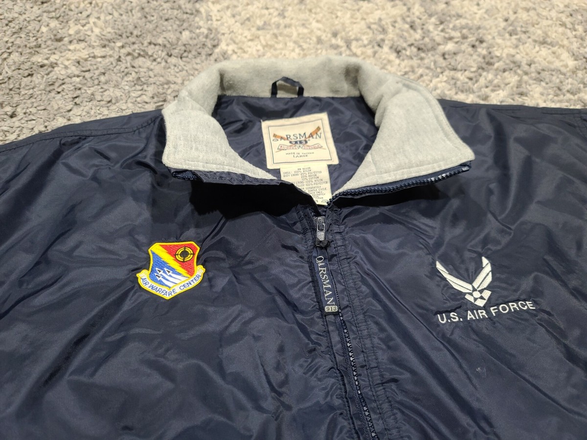 vtg U.S. Air Force AIR WARFARE CENTER Windbreaker Jacket Men vtg U.S. Air Force AIR WARFARE CENTER Windbreaker Jacket Men