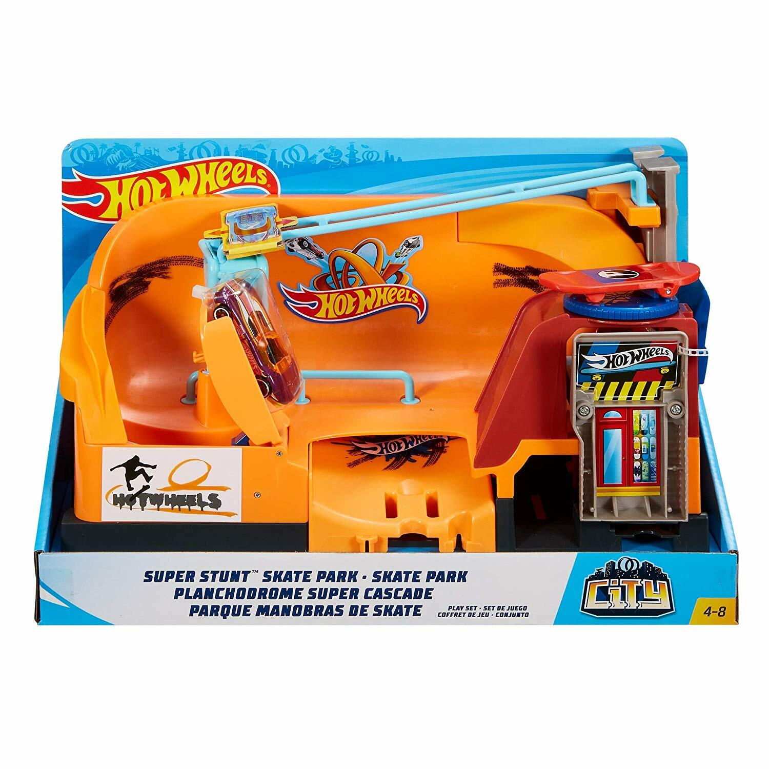 hot wheels city super stunt skate park