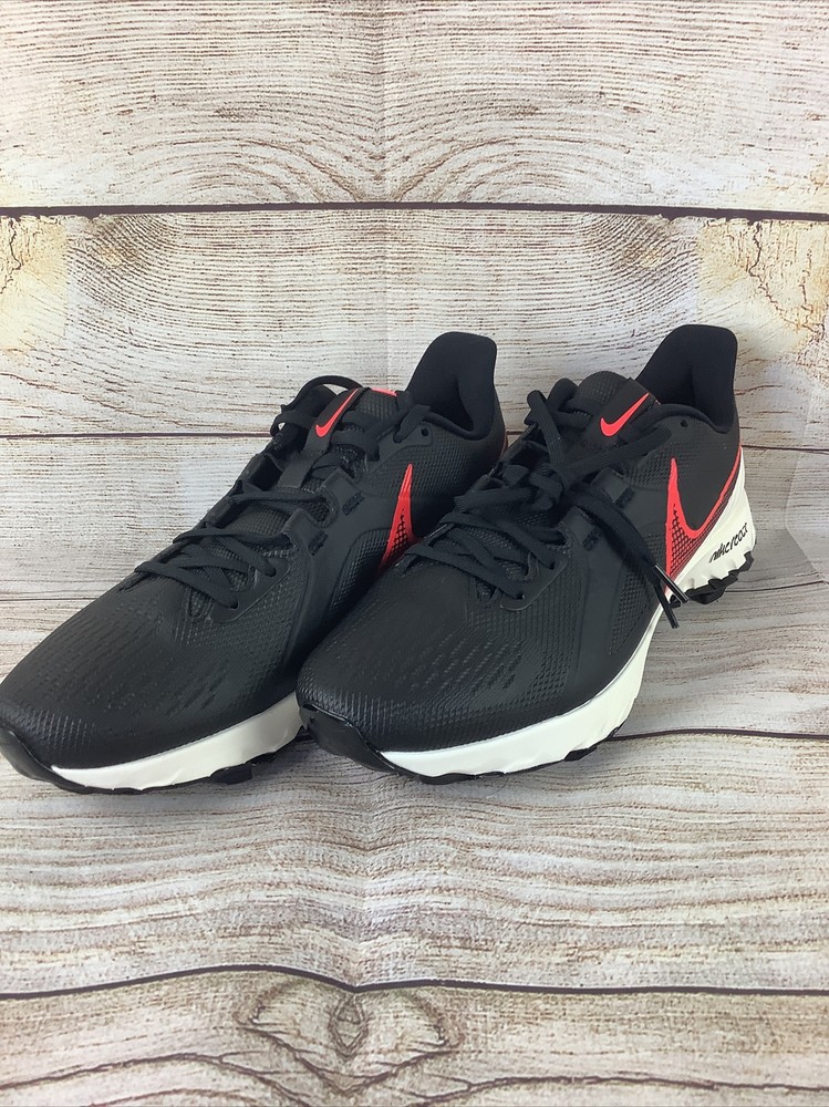 Men's Nike React Infinity Pro Golf Shoes Size 9.5 White Black Red CT6620-002