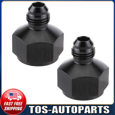 2 PACK 10AN Female to 6AN Male Flare Reducer Fitting Fuel Cell Bulkhead Adapter