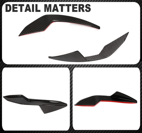 Dry Carbon Front Flossen Flaps Splitter Canards für BMW 4er G80 M3 G82 M4 21-23 - Bild 11 von 13